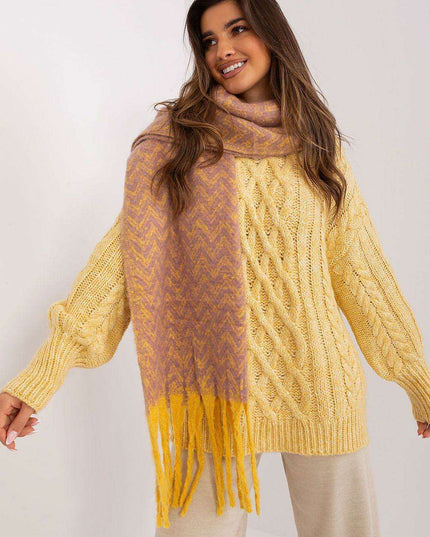 Stylish Geometric Patterned Wrap Shawl