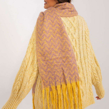 Stylish Geometric Patterned Wrap Shawl