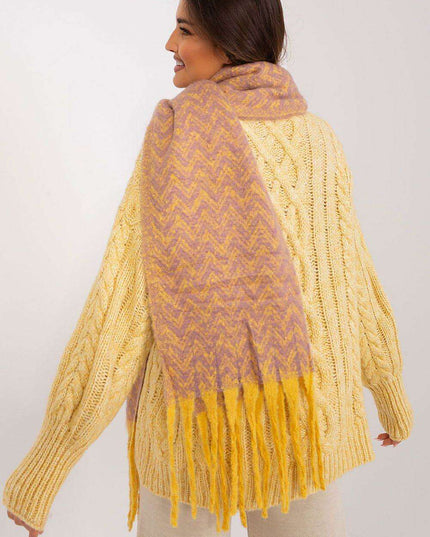Stylish Geometric Patterned Wrap Shawl