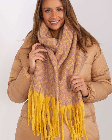 Stylish Geometric Patterned Wrap Shawl