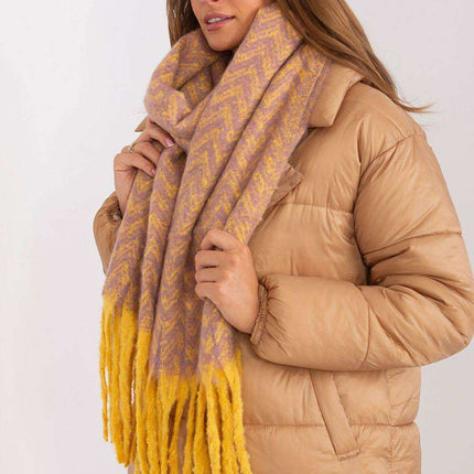 Stylish Geometric Patterned Wrap Shawl