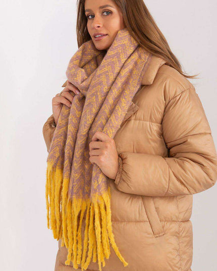 Stylish Geometric Patterned Wrap Shawl