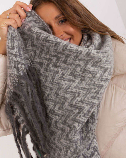 Stylish Geometric Patterned Wrap Shawl