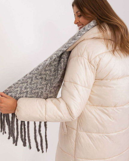 Stylish Geometric Patterned Wrap Shawl