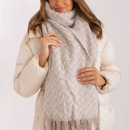 Stylish Geometric Patterned Wrap Shawl
