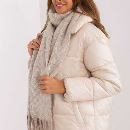 Stylish Geometric Patterned Wrap Shawl