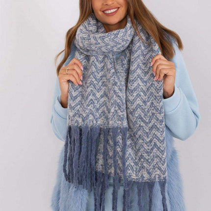 Stylish Geometric Patterned Wrap Shawl