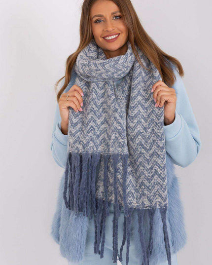 Stylish Geometric Patterned Wrap Shawl