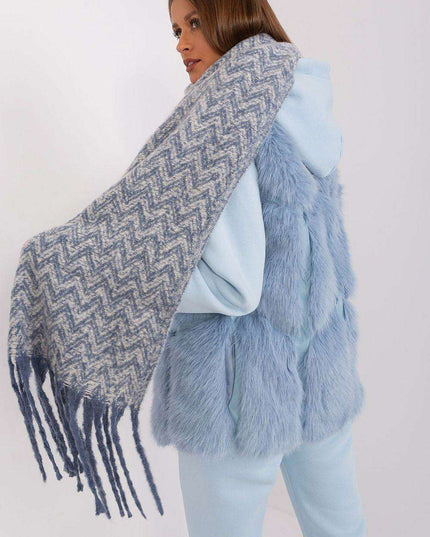 Stylish Geometric Patterned Wrap Shawl