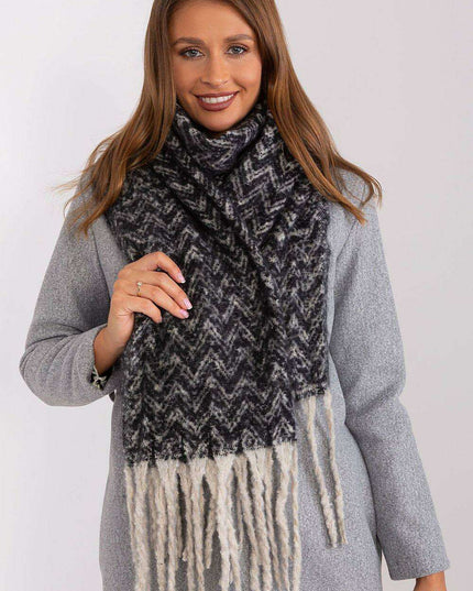 Stylish Geometric Patterned Wrap Shawl