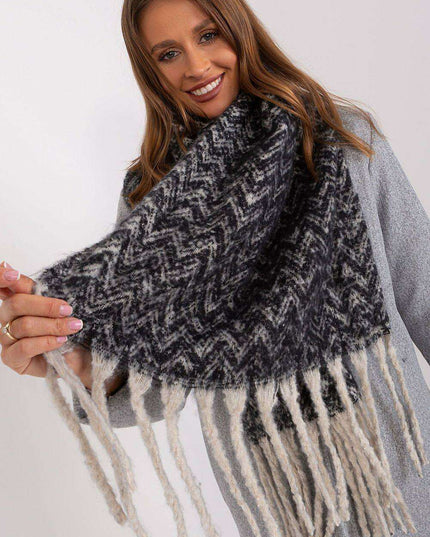 Stylish Geometric Patterned Wrap Shawl