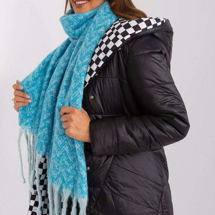 Stylish Geometric Patterned Wrap Shawl