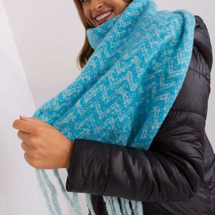 Stylish Geometric Patterned Wrap Shawl