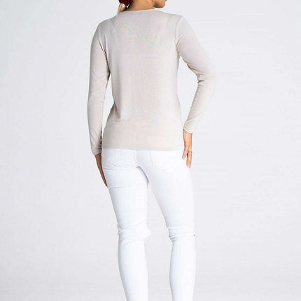 Chic V-Neck Long Sleeve Blouse