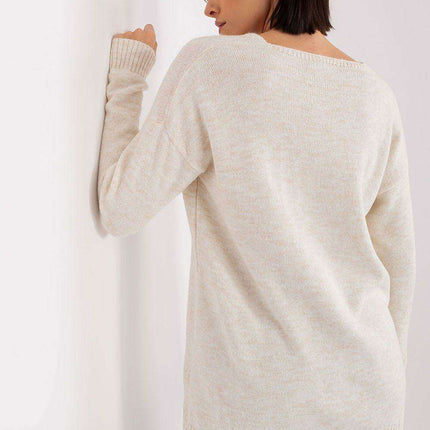 Chic Parisian Heart Sweater Jumper Cozy Knitwear Collection