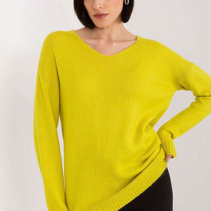 Chic Heart Neck Jumper Parisian Style Sweater For Women