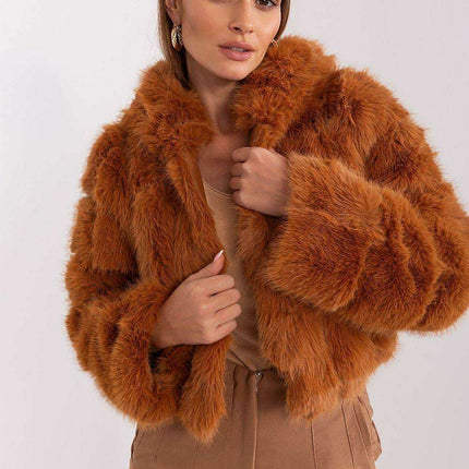 Chic Faux-Fur Women's Transition Coat