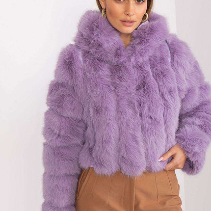 Chic Faux-Fur Women's Transition Coat