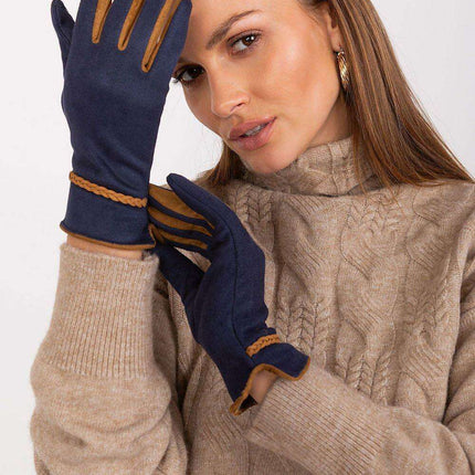 Elegant Floral Touchscreen Gloves
