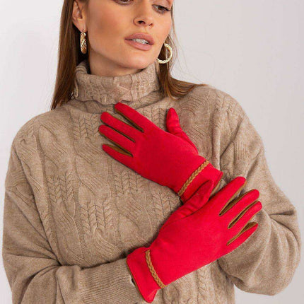 Elegant Floral Touchscreen Gloves