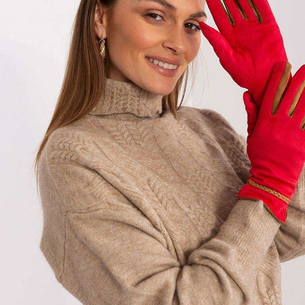 Elegant Floral Touchscreen Gloves