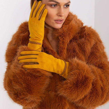 Elegant Floral Touchscreen Gloves