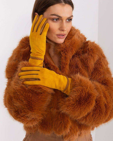 Elegant Floral Touchscreen Gloves