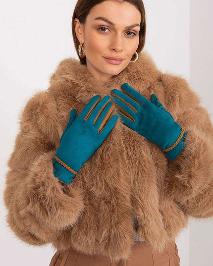 Elegant Floral Touchscreen Gloves