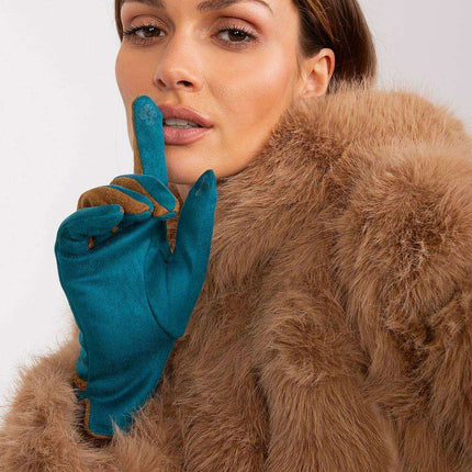 Elegant Floral Touchscreen Gloves