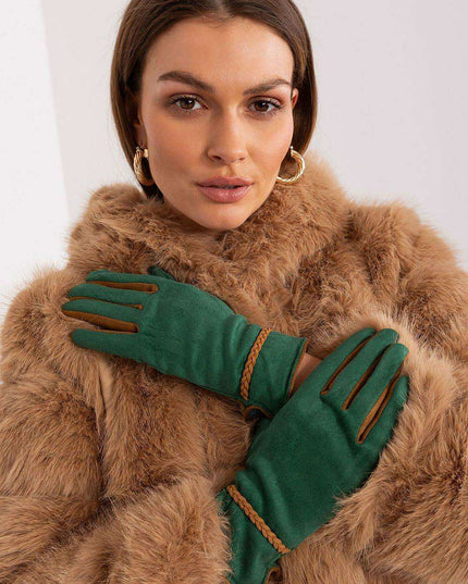 Elegant Floral Touchscreen Gloves