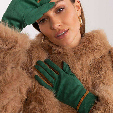 Elegant Floral Touchscreen Gloves