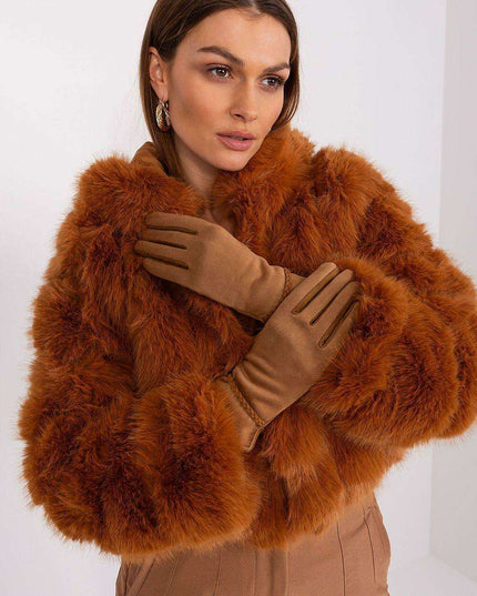 Elegant Floral Touchscreen Gloves