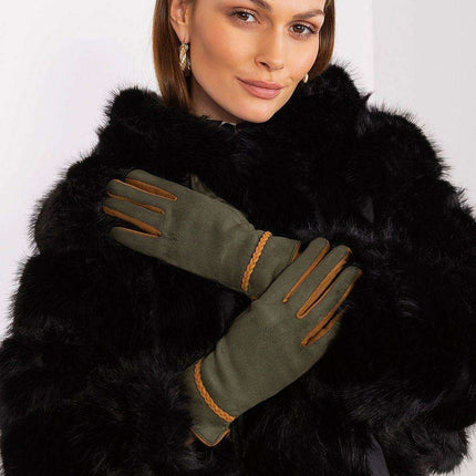 Elegant Floral Touchscreen Gloves