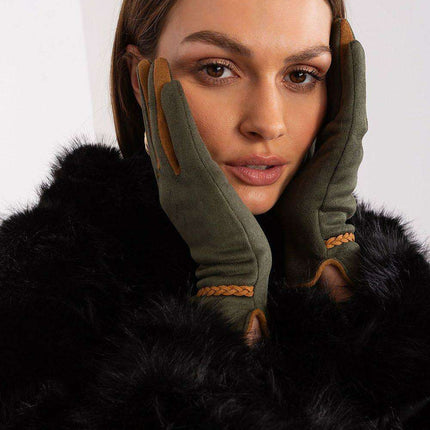 Elegant Floral Touchscreen Gloves