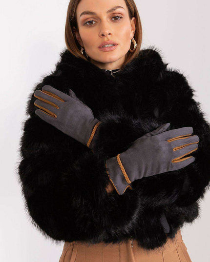 Elegant Floral Touchscreen Gloves