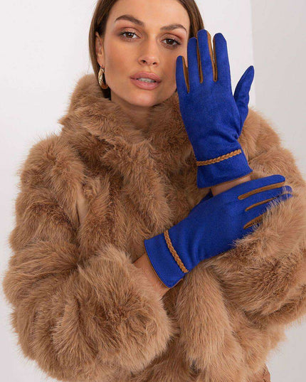 Elegant Floral Touchscreen Gloves