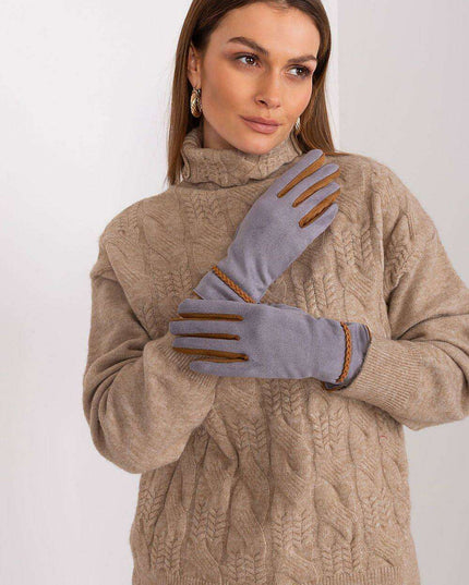 Elegant Floral Touchscreen Gloves