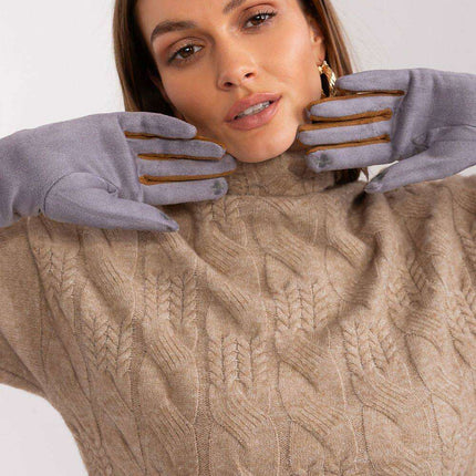 Elegant Floral Touchscreen Gloves