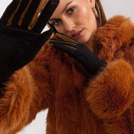 Elegant Floral Touchscreen Gloves