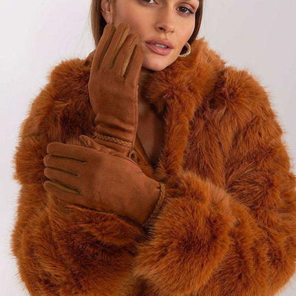 Elegant Floral Touchscreen Gloves