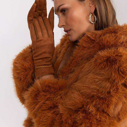 Elegant Floral Touchscreen Gloves