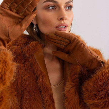 Elegant Floral Touchscreen Gloves