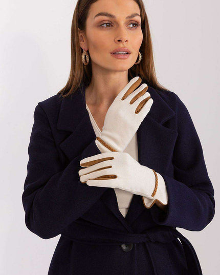 Elegant Floral Touchscreen Gloves