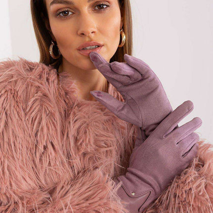 Elegant Touchscreen Floral Gloves