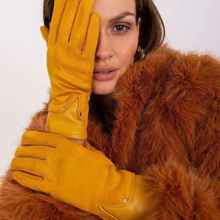 Elegant Touchscreen Floral Gloves