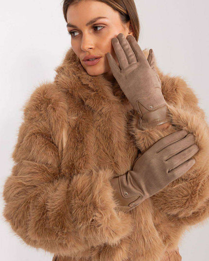 Elegant Touchscreen Floral Gloves