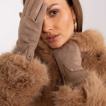 Elegant Touchscreen Floral Gloves