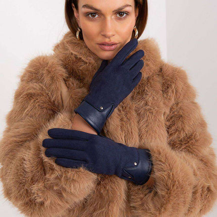 Elegant Touchscreen Floral Gloves
