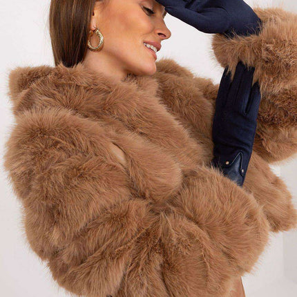 Elegant Touchscreen Floral Gloves