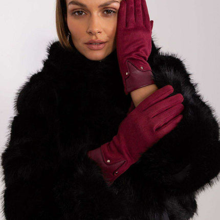 Elegant Touchscreen Floral Gloves